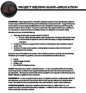 Project Helping Hand